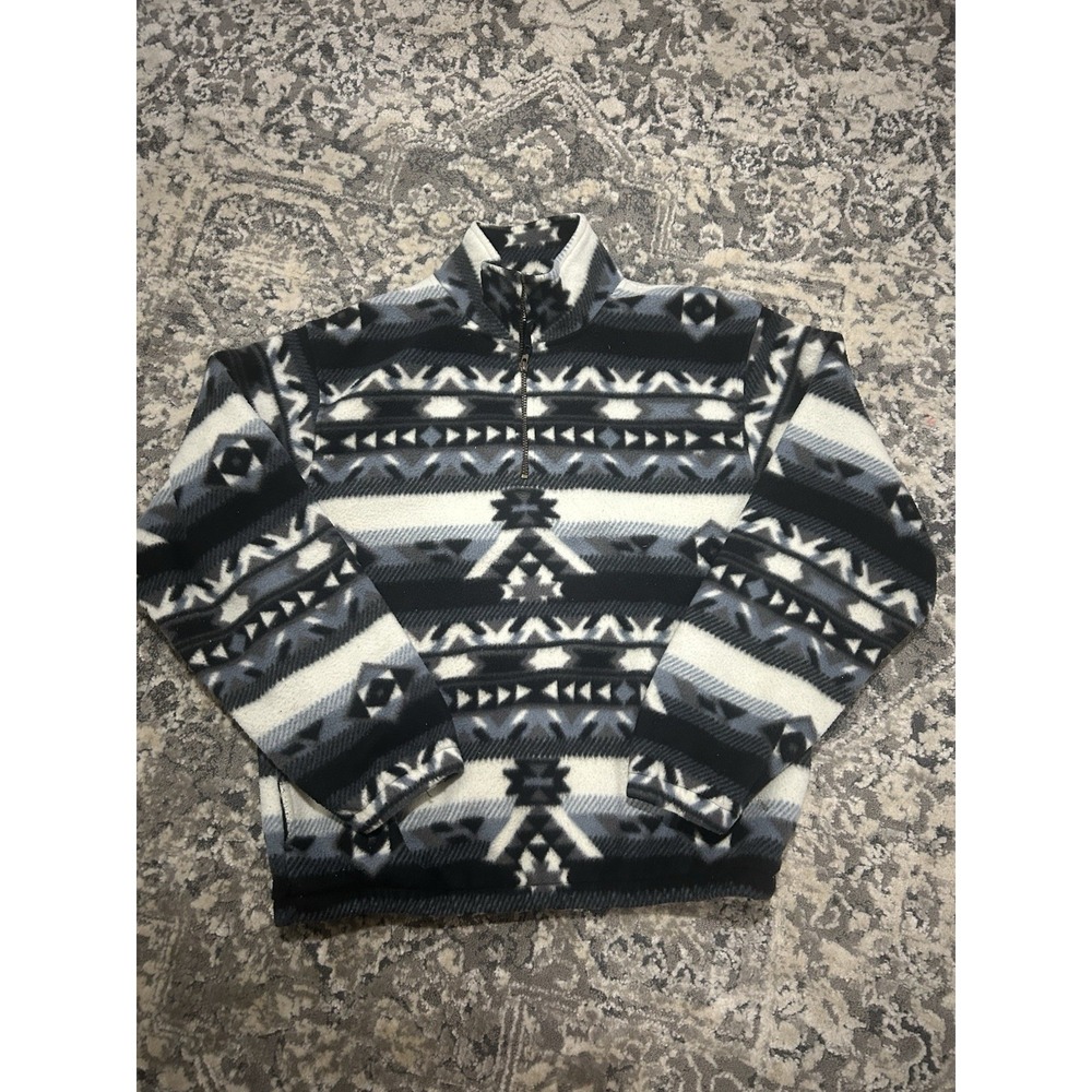 Vintage‎ M.E. Sport Men's Aztec Fleece Pullover Size Large